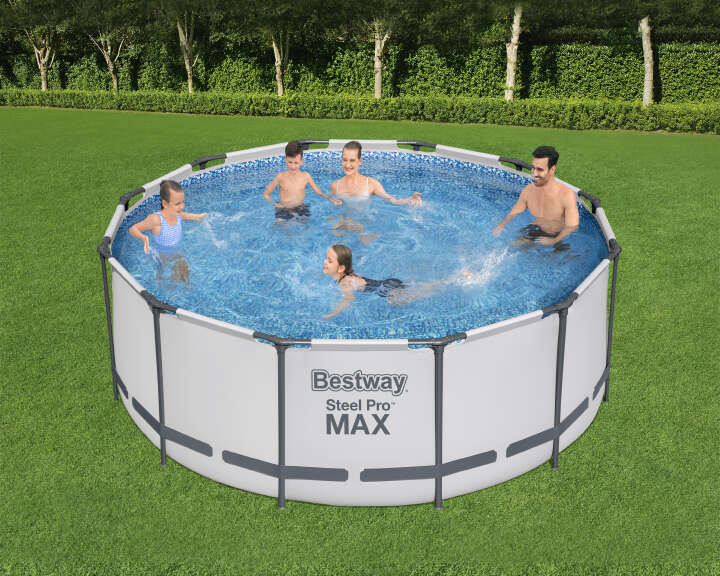 Bestway Steel Pro MAX™ Frame Pool Komplett-Set Framelink-System